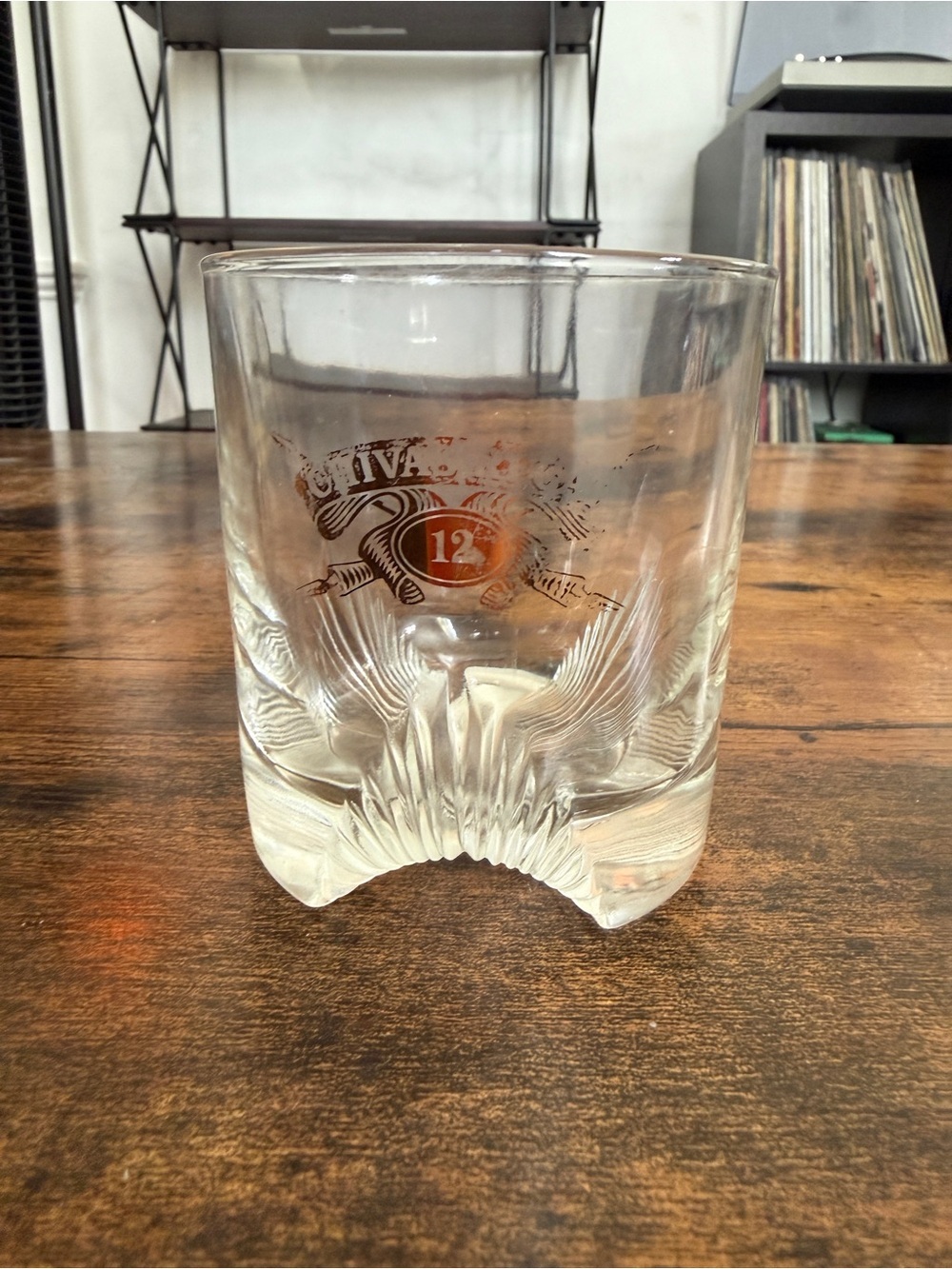 Chivas Regal 12-year scotch rocks glass